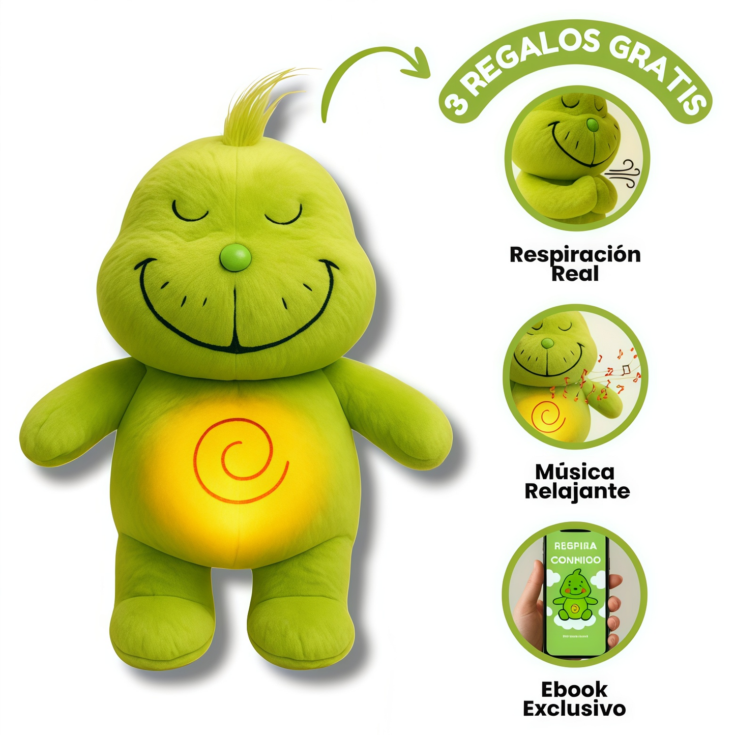 Grumply™ Peluche Calmante que Respira